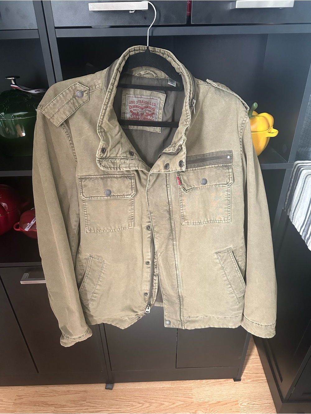 Levi's Men's Tan Drab Military Field Jacket